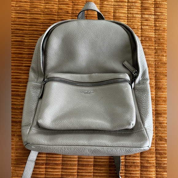 Michael Kor’s Men’s Collection Pebble Leather Backpack - Picture 2 of 4